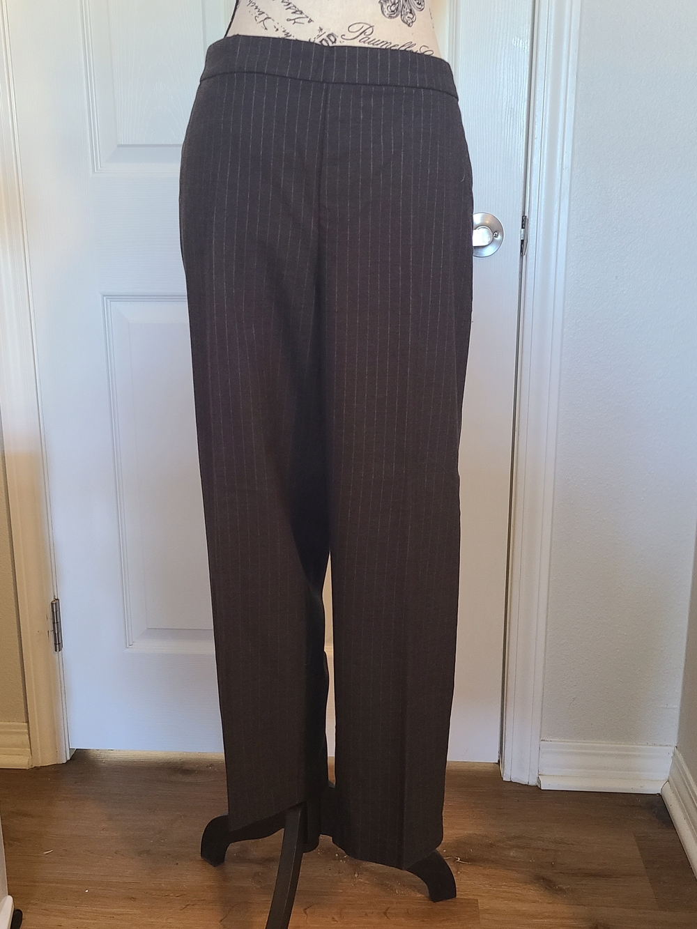 Old Navy Men's Brown Pinstripe Dress Pants